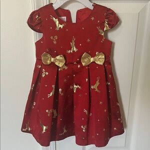 Bonnie baby Christmas Formal Dress 18m